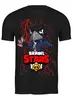 Заказать мужскую футболку в Москве. Футболка классическая Brawl Stars CROW от weeert - готовые дизайны и нанесение принтов.