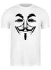 Заказать мужскую футболку в Москве. Футболка классическая Anonymous от anonymous - готовые дизайны и нанесение принтов.