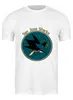 Заказать мужскую футболку в Москве. Футболка классическая San Jose Sharks от kspsshop - готовые дизайны и нанесение принтов.