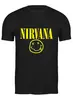 Заказать мужскую футболку в Москве. Футболка классическая Nirvana от YellowCloverShop - готовые дизайны и нанесение принтов.