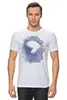Заказать мужскую футболку в Москве. Футболка классическая Bear and Moon от oneredfoxstore@gmail.com - готовые дизайны и нанесение принтов.