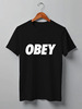 Заказать мужскую футболку в Москве. Футболка классическая OBEY  от DESIGNER   - готовые дизайны и нанесение принтов.