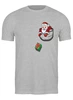 Заказать мужскую футболку в Москве. Футболка классическая Карманный Дед Мороз от 228design  - готовые дизайны и нанесение принтов.