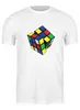 Заказать мужскую футболку в Москве. Футболка классическая Кубик рубика  от Vinli.shop  - готовые дизайны и нанесение принтов.