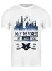 Заказать мужскую футболку в Москве. Футболка классическая Ski Ride от oneredfoxstore@gmail.com - готовые дизайны и нанесение принтов.