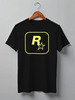 Заказать мужскую футболку в Москве. Футболка классическая Rockstar Staff T-Shirt от Nalivaev - готовые дизайны и нанесение принтов.