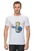 Заказать мужскую футболку в Москве. Футболка классическая Vault Boy от YellowCloverShop - готовые дизайны и нанесение принтов.
