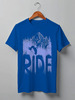 Заказать мужскую футболку в Москве. Футболка классическая Ski Ride от oneredfoxstore@gmail.com - готовые дизайны и нанесение принтов.