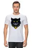 Заказать мужскую футболку в Москве. Футболка классическая котик от queen  - готовые дизайны и нанесение принтов.