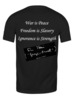 Заказать мужскую футболку в Москве. Футболка классическая Большой Брат видит тебя от Рашид  - готовые дизайны и нанесение принтов.