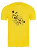 Заказать мужскую футболку в Москве. Футболка классическая Цветы  от veliar - готовые дизайны и нанесение принтов.