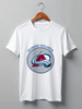 Заказать мужскую футболку в Москве. Футболка классическая Colorado Avalanche от kspsshop - готовые дизайны и нанесение принтов.