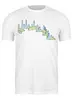 Заказать мужскую футболку в Москве. Футболка классическая Mountains от oneredfoxstore@gmail.com - готовые дизайны и нанесение принтов.