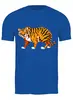 Заказать мужскую футболку в Москве. Футболка классическая Тигр (Tiger) от nadegda - готовые дизайны и нанесение принтов.