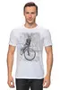 Заказать мужскую футболку в Москве. Футболка классическая Bike Punk  от oneredfoxstore@gmail.com - готовые дизайны и нанесение принтов.