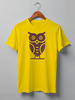 Заказать мужскую футболку в Москве. Футболка классическая Owl Here от oneredfoxstore@gmail.com - готовые дизайны и нанесение принтов.