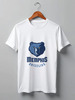 Заказать мужскую футболку в Москве. Футболка классическая Memphis Grizzlies от BURNSHIRTS - готовые дизайны и нанесение принтов.