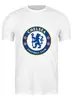 Заказать мужскую футболку в Москве. Футболка классическая Chelsea FC от THE_NISE  - готовые дизайны и нанесение принтов.