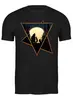 Заказать мужскую футболку в Москве. Футболка классическая Moon Friends от oneredfoxstore@gmail.com - готовые дизайны и нанесение принтов.