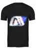 Заказать мужскую футболку в Москве. Футболка классическая Mass effect andromeda от galaxy secret - готовые дизайны и нанесение принтов.