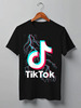 Заказать мужскую футболку в Москве. Футболка классическая TIK TOK (Tik Tok video) от vista12761@rambler.ru - готовые дизайны и нанесение принтов.