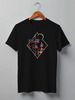 Заказать мужскую футболку в Москве. Футболка классическая Owl Here от oneredfoxstore@gmail.com - готовые дизайны и нанесение принтов.