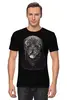 Заказать мужскую футболку в Москве. Футболка классическая Собака с пенсне от printik - готовые дизайны и нанесение принтов.