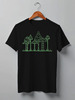 Заказать мужскую футболку в Москве. Футболка классическая Mushrooms от oneredfoxstore@gmail.com - готовые дизайны и нанесение принтов.