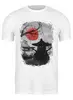 Заказать мужскую футболку в Москве. Футболка классическая Samurai Cat от oneredfoxstore@gmail.com - готовые дизайны и нанесение принтов.