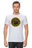 Заказать мужскую футболку в Москве. Футболка классическая ✿BITCOIN✿ от balden - готовые дизайны и нанесение принтов.