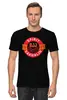 Заказать мужскую футболку в Москве. Футболка классическая Spirit BJJ Sakhalin Logo (Black) от kiralabu - готовые дизайны и нанесение принтов.