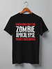 Заказать мужскую футболку в Москве. Футболка классическая Zombie Apocalypse от bobik.sdox - готовые дизайны и нанесение принтов.