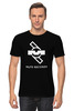 Заказать мужскую футболку в Москве. Футболка классическая Depeche Mode - Mute Records Logo от Black Pimpf - готовые дизайны и нанесение принтов.