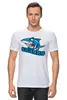 Заказать мужскую футболку в Москве. Футболка классическая Sharks от mega281@yandex.ru - готовые дизайны и нанесение принтов.