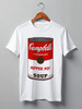 Заказать мужскую футболку в Москве. Футболка классическая Campbell's Soup (Энди Уорхол) от coolmag - готовые дизайны и нанесение принтов.