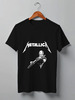 Заказать мужскую футболку в Москве. Футболка классическая Metallica от BURNSHIRTS - готовые дизайны и нанесение принтов.