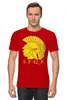 Заказать мужскую футболку в Москве. Футболка классическая SPQR: Сенат и народ Рима от shop-viking - готовые дизайны и нанесение принтов.