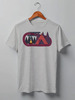 Заказать мужскую футболку в Москве. Футболка классическая Mountains от oneredfoxstore@gmail.com - готовые дизайны и нанесение принтов.