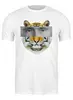 Заказать мужскую футболку в Москве. Футболка классическая Путин тигр от Андрей Смирнов - готовые дизайны и нанесение принтов.