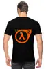 Заказать мужскую футболку в Москве. Футболка классическая HALF LIFE от robus - готовые дизайны и нанесение принтов.