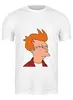 Заказать мужскую футболку в Москве. Футболка классическая Futurama от mems - готовые дизайны и нанесение принтов.
