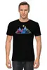 Заказать мужскую футболку в Москве. Футболка классическая Mountains Motocross от oneredfoxstore@gmail.com - готовые дизайны и нанесение принтов.