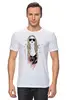 Заказать мужскую футболку в Москве. Футболка классическая Блондинка от denis01001 - готовые дизайны и нанесение принтов.