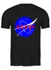 Заказать мужскую футболку в Москве. Футболка классическая СССР - NASA от skynatural - готовые дизайны и нанесение принтов.