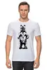 Заказать мужскую футболку в Москве. Футболка классическая Bear Here от oneredfoxstore@gmail.com - готовые дизайны и нанесение принтов.