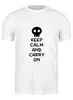 Заказать мужскую футболку в Москве. Футболка классическая Keep Calm And Carry On от shinko - готовые дизайны и нанесение принтов.