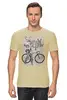 Заказать мужскую футболку в Москве. Футболка классическая Bike Punk Cat от oneredfoxstore@gmail.com - готовые дизайны и нанесение принтов.