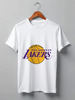 Заказать мужскую футболку в Москве. Футболка классическая Lakers от Nalivaev - готовые дизайны и нанесение принтов.