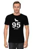 Заказать мужскую футболку в Москве. Футболка классическая Футболка "95 регион" от Re  Tyan - готовые дизайны и нанесение принтов.