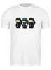 Заказать мужскую футболку в Москве. Футболка классическая ninja от Евгений Бобров - готовые дизайны и нанесение принтов.